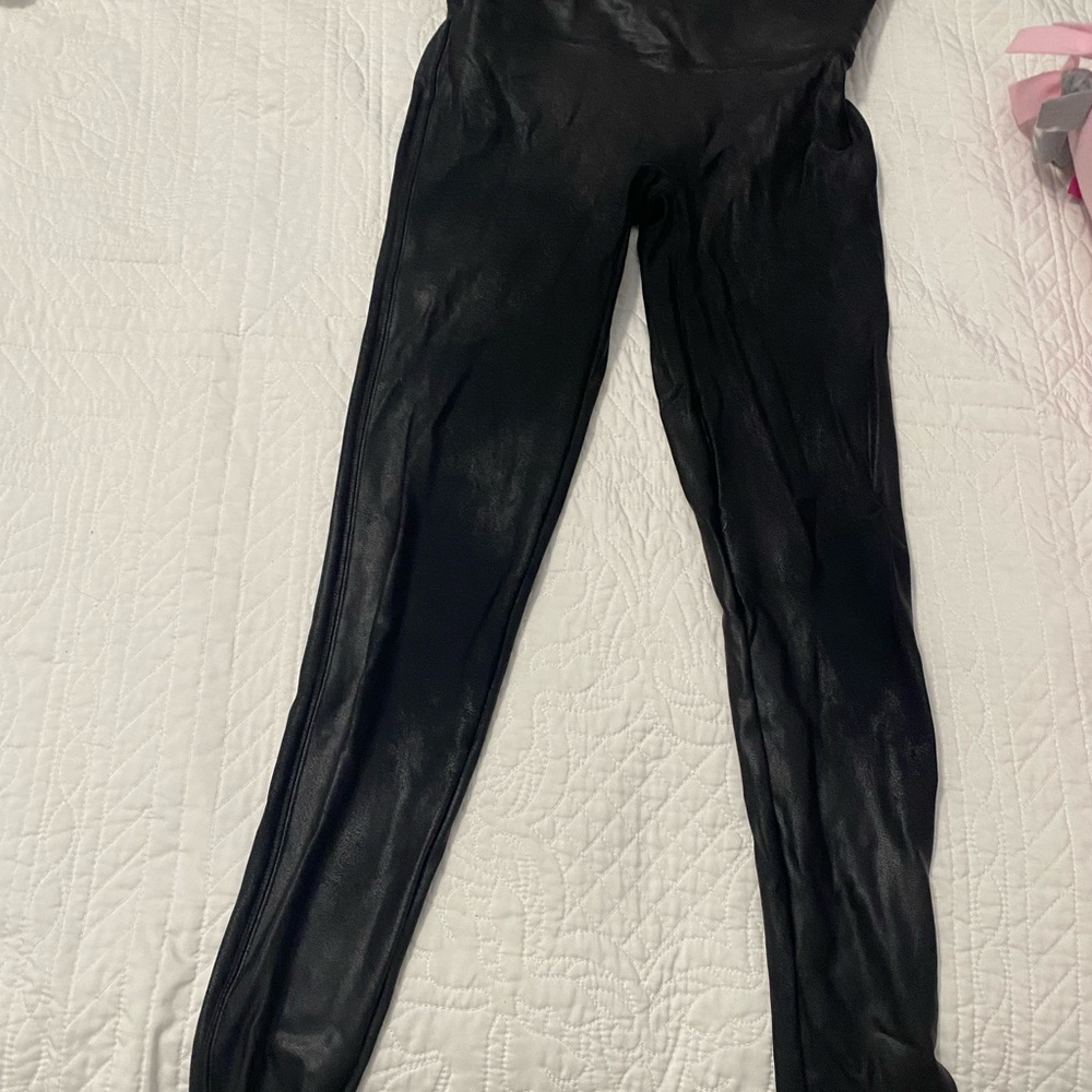 Spanx faux leather leggings